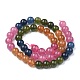 Natural Mixed Gemstone Imitation Tourmaline Beads Strands G-O183-08-8mm-3