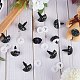 GORGECRAFT 20PCS Plastic Matte Safety Noses with 20PCS Spacer Craft Sew Dog Nose Black Teddy Bear Noses Doll Making Supplies Nose Animal Crochet Noses for Stuffed Animals Jewellery Making Crafts FIND-GF0005-48-4