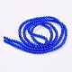 Spray Painted Crackle Glass Beads Strands CCG-Q001-4mm-14-2
