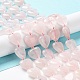 Natürlichen Rosenquarz Perlen Stränge G-E614-A08-01-1