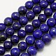 Natural Lapis Lazuli Beads Strands G-G423-12mm-AB-1