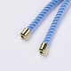 Nylon Twisted Cord Armband machen X-MAK-F018-03G-RS-4