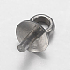 201 Stainless Steel Cup Pearl Peg Bails Pin Pendants STAS-I097-043P-3