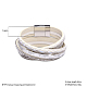 Fashion Zinc Alloy Leather Cord Bracelets BJEW-BB26659-1-3