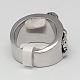 Personalized Retro Men's Halloween Jewelry Wide Band Rings RJEW-F006-239-3