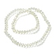 Chapelets de perles en verre transparent électrolytique EGLA-A034-T6mm-T16-3
