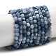Натуральные синие опаловые бусы&nbsp;G-P603-C-4mm-04-2