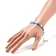 Женские браслеты из бисера лэмпворк ручной работы от сглаза BJEW-JB07761-3