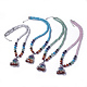 Natural & Synthetic Gemstone Pendant Necklaces NJEW-G324-A-1