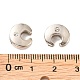 Perles coulissantes de lettre pour la fabrication de bracelet de montre X-ALRI-O012-C-NR-3