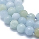 Natürliche Aquamarin Perlen Stränge G-D0013-67B-3