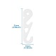 Crochet d'oreille réglable en plastique pour le couverture de bouche AJEW-TA0017-04-12