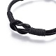 Cowhide Leather Cords Bracelets BJEW-JB04132-03-3