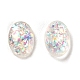 Cabochons en résine imitation opale RESI-H148-06-3
