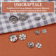 UNICRAFTALE 75 Sets 5 Style 202 Stainless Steel Sew-On Snap Buttons Metal Clothing Snaps Sewing Snaps Sewing Buttons for Sewing Clothing Coats Dress Sweater Crafts DIY Jewelry BUTT-UN0001-20-5