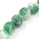 Naturali persiano perle di giada fili G-D434-6mm-M-2