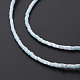 Fili di perline in stile vetro macchiato di seta GLAA-N047-001A-01-4