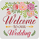 Benecreat benvenuto al nostro stencil di matrimonio DIY-WH0172-984-1