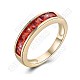 Brass Micro Pave Cubic Zirconia Finger Rings RJEW-BB32097-A-6-1