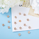 GORGECRAFT 1 Box 16Pcs Star Shaped Rhinestone Buttons Crystal Light Gold Alloy Shank Button Replacement Decorative Buttons for DIY Sewing Crafts Sweater Uniform Jacket Clothing Hat Embellishments BUTT-GF0001-26KCG-4