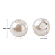Perles acryliques de perles d'imitation PL607-1-3
