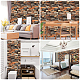 Paper 3D Anticollision Wall Stickers Brick Pattern Stickers DIY-WH0218-37A-6