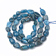 Natürliche Apatit Perlen Stränge G-S331-6x8-002-2