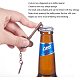 PandaHall Elite 20 Pcs Wedding Favors Skeleton Key Bottle Opener with 20 Pcs Escort Card Tag Jewelry Display Paper Price Tags and 10.9 Yard Twine String AJEW-PH0016-36-4