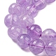 Natürlichen Amethyst Perlen Stränge G-P503-8MM-08-4