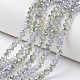 Chapelets de perles en verre électroplaqué EGLA-A034-J6mm-S07-1