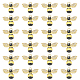 SUNNYCLUE 1 Box 24PCS Alloy Enamel Bee Charms Gold Honey Bees with Crystal Rhinestone Pendant for Jewelry Making Charm Necklaces Bracelets Earrings DIY Crafting Supplies Accessories ENAM-SC0002-35-1