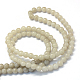 Chapelets de perles rondes en verre imitation jade peint DGLA-Q021-10mm-43-3