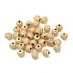 Laiton micro pavé de perles de zircone cubique claires KK-I705-20G-3