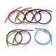 Ajustable 304 acero inoxidable fabricación de pulseras de cuerda de alambre AJEW-D047-01G-A-1