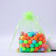 Rectangle Organza Drawstring Bags CON-PW0001-054D-07-1