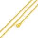 マクラメコットンコード  編組ロープ  プラスチックリール付き  壁掛け用  工芸  ギフト包装  ゴールド  1.2mm  約26.25ヤード（24m）/ロール OCOR-H110-01B-19-2
