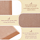 MDFウッドボード  セラミック粘土乾燥ボード  セラミック作成ツール  正方形  淡い茶色  19.9x19.9x1.5cm FIND-WH0110-664E-4