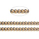 Golden Brass Enamel Curb Chain CHC-H103-07C-G-2