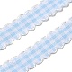 10 Yards Flat Polycotton(Polyester Cotton) Ribbon OCOR-TAC0030-01F-2