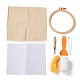 Kits d'aiguille de poinçon de tapis de tasse de coton de bricolage DIY-K032-38E-2