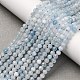 Природные Аквамарин бисер нитей&nbsp;G-A276-C09-4mm-02-1