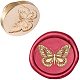 PandaHall Butterfly Wax Seal Stamp AJEW-WH0099-014-1