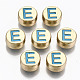 Legierung Emaille-Perlen X-ENAM-S122-029E-RS-1