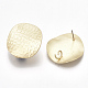 Accessoires de clous d'oreilles en fer IFIN-T010-08-2