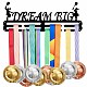 Спортивная тема железная вешалка для медалей настенная стойка для дисплея ODIS-WH0021-584-1