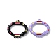 Spray Painted Alloy Spring Gate Ring PALLOY-Z018-03-2