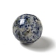 Perles de jaspe tache bleue naturelle G-A206-02-07-2