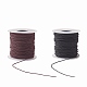 2 rouleau 2 couleurs de cordon élastique rond enveloppé de fil de nylon EC-SZ0001-06-4