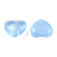 Transparent Spray Painted Glass Beads X-GLAA-N035-030-C03-3