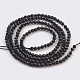 Chapelets de perles en spinelle noir naturel G-F568-031-2mm-2